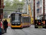 VBK Vossloh NET2012 330 am 25.04.15 in Karlsruhe. Mit diesem Foto wünsche ich euch allen einen guten Rutsch ins neue Jahr