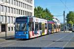 KVG 8NGTW Wagen 639 als Linie 1 am 24.07.19 in Kassel 