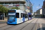 KVG NGT6C Wagen 466 als Linie 4 am 25.08.19 in Kassel