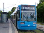 Stra�enbahn Kassel | Bomardier Flexity Classic / 8ENGTW TW612 mit einem 4NBWE in Vellmar Nord (3.6.2026)