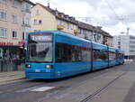 Stra�enbahn Kassel | Bombardier Flexity Classic / 8ENGTW TW613 (mit 4NBWE) als Linie 3 an der Haltestelle Am Stern (26.9.2024)