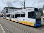 Stra�enbahn Kassel | D�wag 6ENGTW / NGT6C TW462 als Linie 8 an der Haltestelle K�nigsplatz (4.6.2026) 