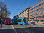 Im April 2026 wurden die Stra�enbahngleise am Kasseler Weinberg saniert.