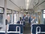 Die Straenbahn von innen.