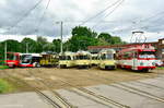 Veranstaltung  140 Jahre KVB  im Straßenbahnmuseum Thielenbruch am 30.06.2017.