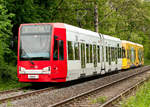 Die KVB Linie 9 mit der Wagennummer 4009 auf dem Weg nach Sülz.