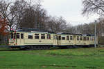 Straßenbahn-Museum Thielenbruch Köln.
Alle Jahre wieder finden am ersten Sonntag im Advent die beliebten Nikolausfahrten mit dem  Finchen -Zug der ehemaligen Köln-Frechen-Benzelrather-Eisenenbahn (KFBE) statt.
Als nicht ortskundiger Schweizer-Bahnfotograf danke ich Horst Lüdicke für die tolle Begleitung trotz grosser Kälte. Auch vielen Dank an Herrn Markus Vogelfänger für die Infos.
Foto: Walter Ruetsch  
