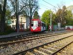 2423 der KVB bei einer Testfahrt in Bergisch Gladbach Refrath.