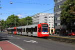Deutschland, Köln, KVB
Strassenbahnwagen 4507+4532 auf Linie 12, Saliering in Köln
19/8/2020