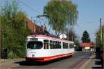 Tw 814 auf der Eichhornstrae nahe der Endst. Grundend (23. April 2010)