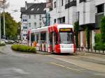 Krefeld: Straenbahnlinie 043 am Hauptbahnhof Krefeld.(13.10.2013) 