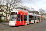 Strassenbahnwagen 613
Linie 043 
Uerdingerstrasse 
2/4/2022