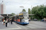 Leipzig LVB SL 7 (Tw 1303) Willy-Brandt-Platz / Hauptbahnhof am 14.