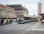 Leipzig LVB SL 16 (Tw 1202) Willy-Brandt-Platz / Hauptbahnhof am 14.