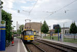 Leipzig LVB SL 8 (Tw T4D-M1 (LVB-Typ 33i) 2194) Paunsdorf, Hst.