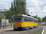 Triebwagen 2146 und 2xxx, fuhren am 28.7.09 auf der Linie 1E/Schnefeld.