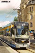 Der classic XXL 1201  Saxonia  am Haltepunkt Leipzig/Angebrcke am 17.09.2005 zum Herbstauftakt.