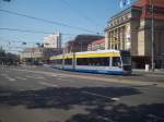 Straenbahn am Hauptbahnhof.