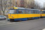 Straenbahn in Leipzig, Arno-Nitzsche-Str. am 04.12.2002