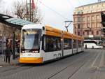 MVG Stadler Variobahn 235 am 02.12.17 in Mainz auf der Mainzelbahn
