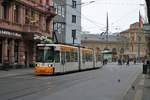 MVG Adtranz GT6M-ZR Wagen 211 am 19.01.18 in Mainz Hbf 