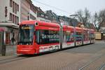 MVG Stadler Variobahn Wagen 222 am 28.12.18 in Mainz Schillerplatz