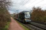 Mainzer Mobilität Stadler Variobahn 234 am 23.01.21 als Linie 51