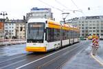 Mainzer Mobilität Stadler Variobahn Wagen 224 am 16.02.26 in Mainz Hbf