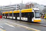 Mainzer Mobilität Stadler Variobahn Wagen 220 am 16.02.26 in Mainz Hbf