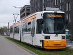 Stra�enbahn Mainz | Adtranz GT6M-ZR TW203 am Zollhafen (10.10.2025)