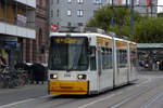 Stra�enbahn Mainz | Adtranz GT6M-ZR TW204 als Linie 52 am Hauptbahnhof (29.8.2026) 