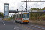 Stra�enbahn Mainz | D�wag M8C TW275 als Linie 53 kurz nach der Haltestelle Friedrich-von-Pfeiffer-Weg  (29.8.2026) 