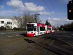 Tw 208 der MVG in Mainz am 21.02.13 auf der Linie 51 