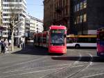 MVG Stadler Variobahn 219 mit Möbel Martin Werbung am 20.03.14 in Mainz Hbf