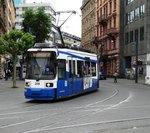 MVG Adtranz GT6M-ZR 209 am 11.06.16 in Mainz Hbf