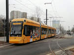 MVG Stadler Variobahn Wagen 218  Die Mainzelbahn ist da   am 17.12.16 in Mainz Lerchenberg