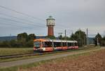 RNV Bombardier Variobahn Wagen 4138 am 29.08.20 bei Edingen