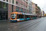 RNV Bombardier Variobahn RNV6 Wagen 4137 am 17.10.20 in Mannheim