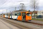 Depot5 Sonderfahrt mit dem RNV Düwag GT8 5516 am 24.03.24 in Mannheim