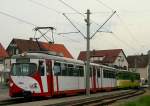 103 mit dem 501 im Schlepp in der Wendeschleife Heddesheim. 06.07.08