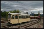 Triebwagen 66 in Edingen, 4. Oktober 2009.