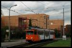 Wagen 516 ist am 29.03.2010 auf der Fahrt nach Feudenheim.