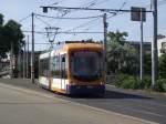 Eine RNV Variobahn in Mannheim am 29.05.11