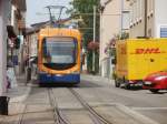 In der Ortsteil Kirchheim der TW 4147 in Richtung Heidelberg Innenstadt 15.07.2011 