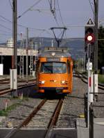 Ein Dwag GT8 der OEG in Edingen am 15.07.11