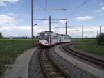 RNV Düwag GT8 4111 am 15.05.11 in der Schleife am Güterbahnhof Mannheim 