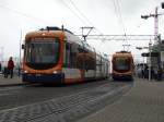 RNV Bombadier Variobahn (RNV6) 4152 und 4160 am 10.01.15 in Heidelberg