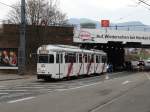 RNV Düwag GT8 202 am 22.02.15 in Eppelheim 