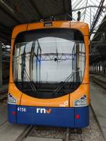 RNV Bombardier Variobahn 4156 (RNV6) am 28.03.15 im Depot Ludwigshafen im Rahmen einer IGN Sonderfahrt