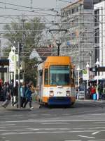 RNV Düwag M8C (modernisiert) 3252 am 09.10.15 in Heidelberg